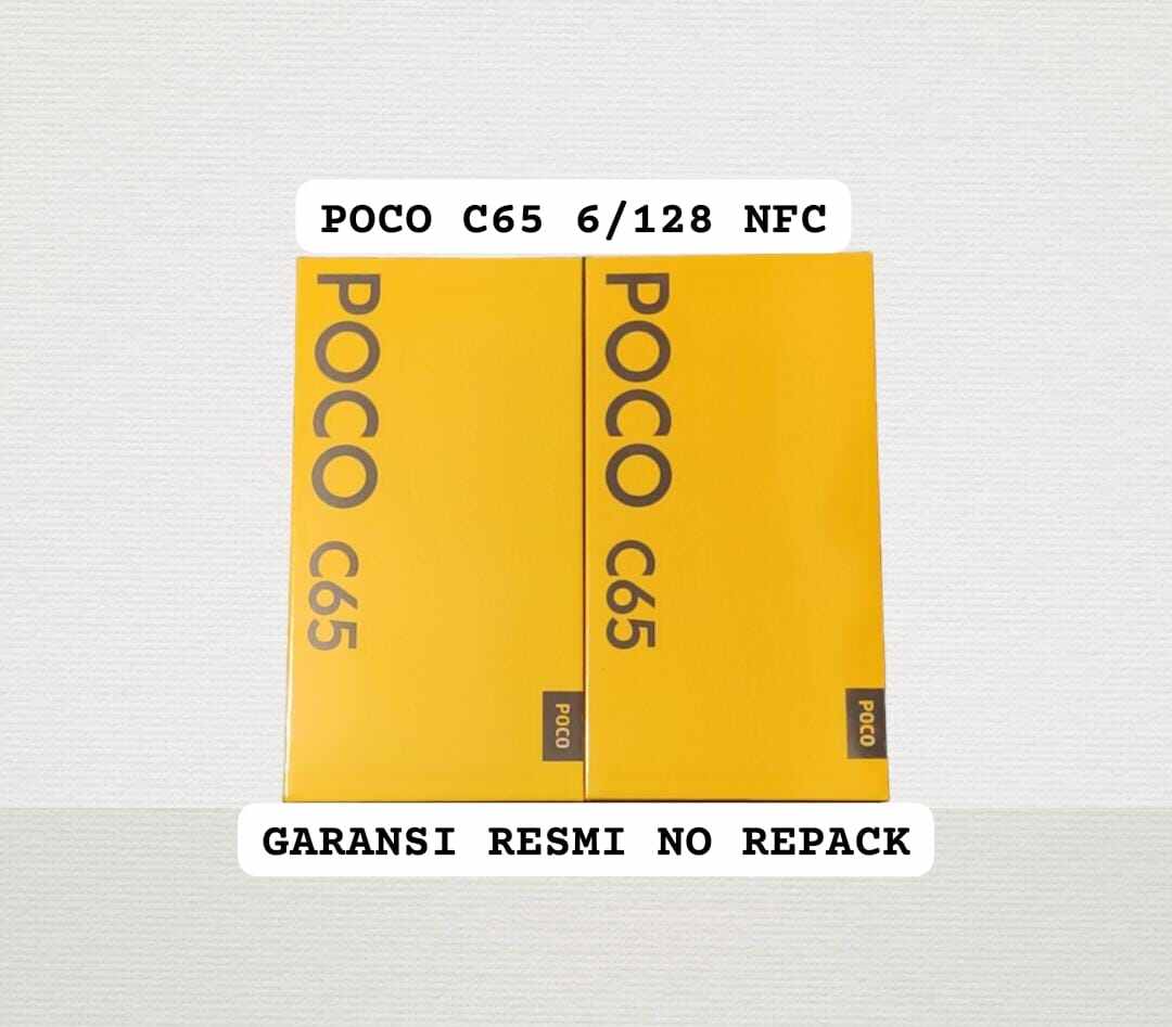 XIAOMI Poco C65 6/128 Garansi Resmi No Repack Harga 1,425,000 rupiah*Gratis Ongkir