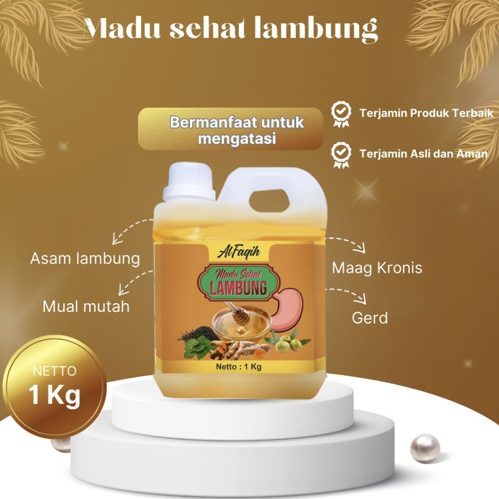 .. Madu Lambung Al Faqih 1Kg Madu Lambung Mujarab Mengatasi Magh kronis Gerd Mual Pusing dan Kembung