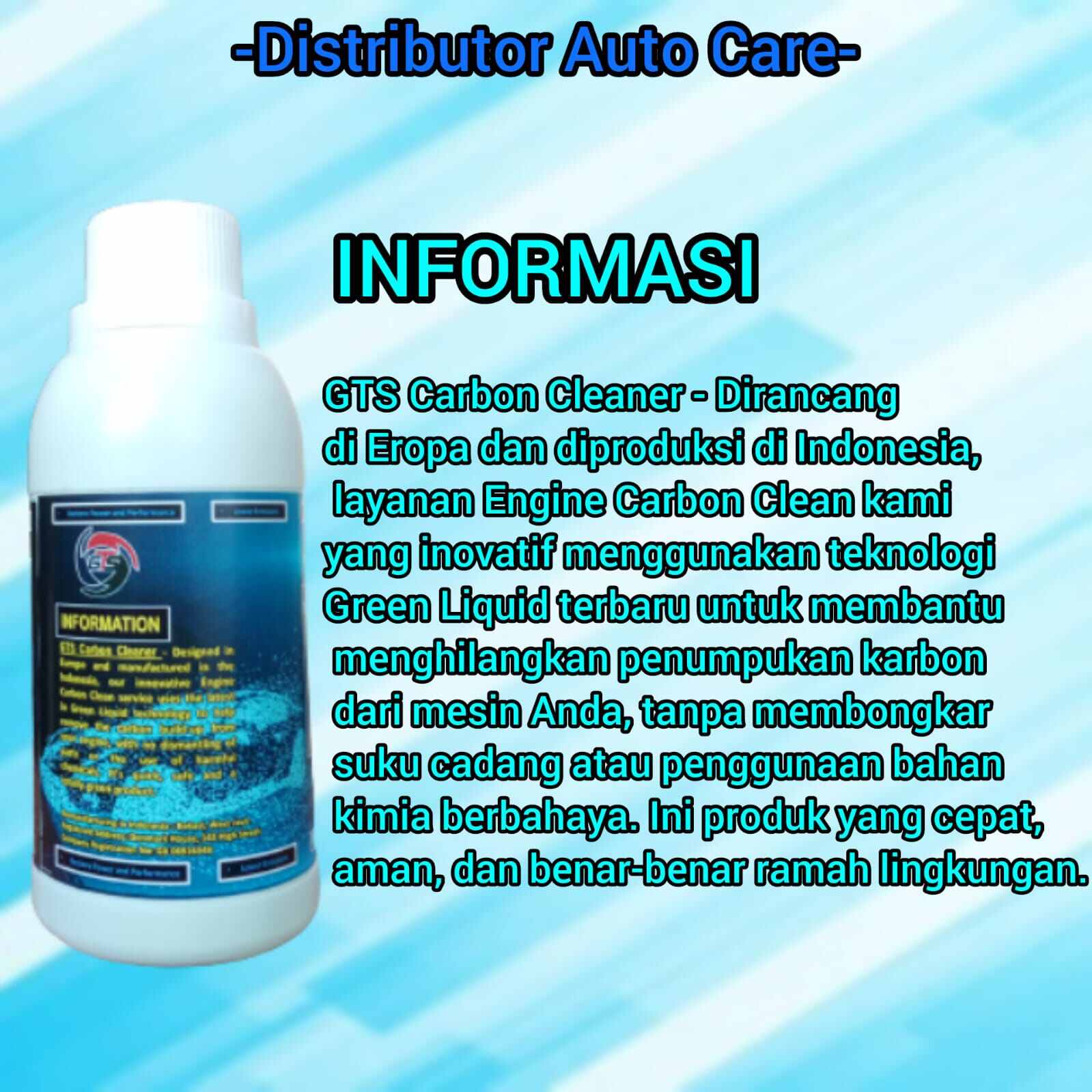 CARBON CLEANER GTS 250 ML CAIRAN GURAH MESIN PEMBERSIH RUANG BAKAR ...