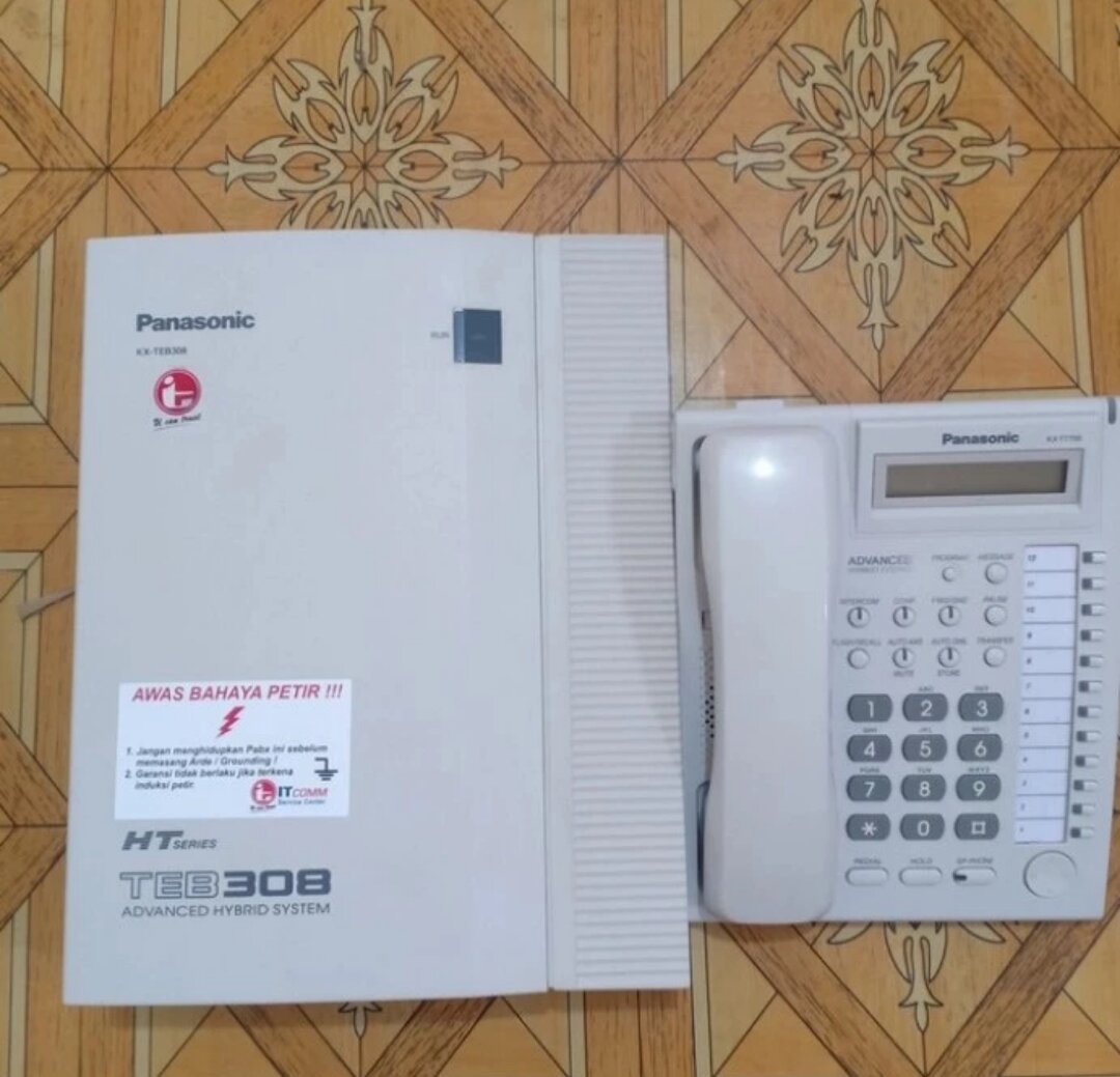 Pabx Panasonic 3 line 8 extension Harga 1,200,000 Ringgit*Penghantaran Percuma