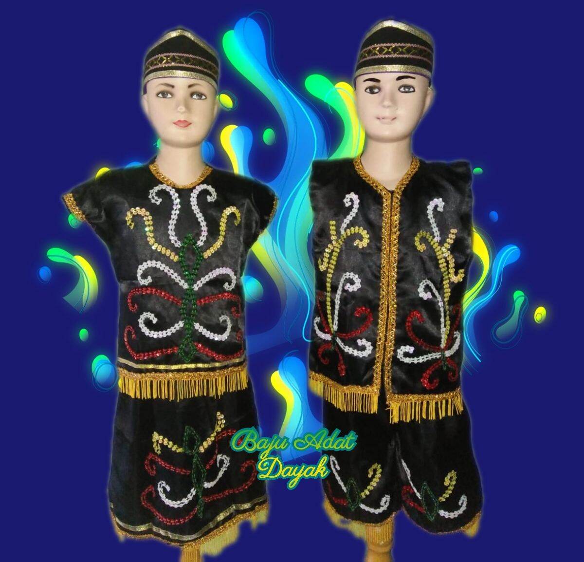 Baju Adat Dayak Dewasa ( Berlaku 1 Stel 