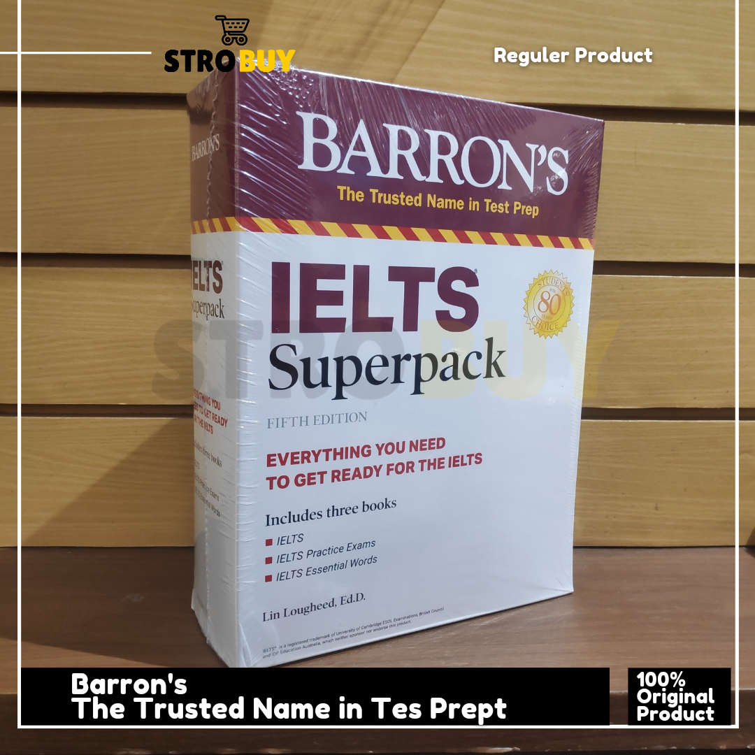 Buku Barrons IELTS Superpack 4th Edition Buku Belajar Bahasa