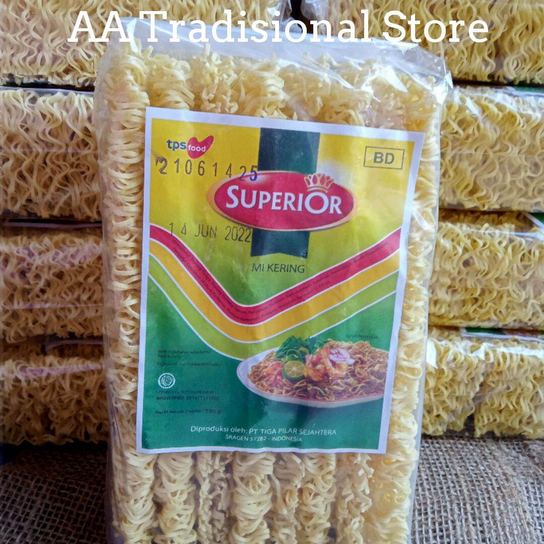 Mie Kering Cap Superior 270gram Mie Kuning Mie Kecil Mie Sehat Mie Kuning Jawa Asli Produksi 