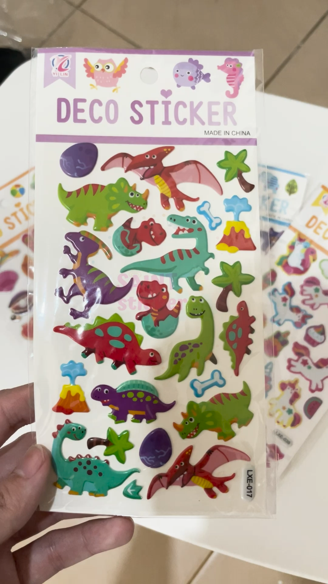 [LXE] Gambar Tempel Sticker Timbul Stiker Anak Edisi Mobil Taksi Truk ...
