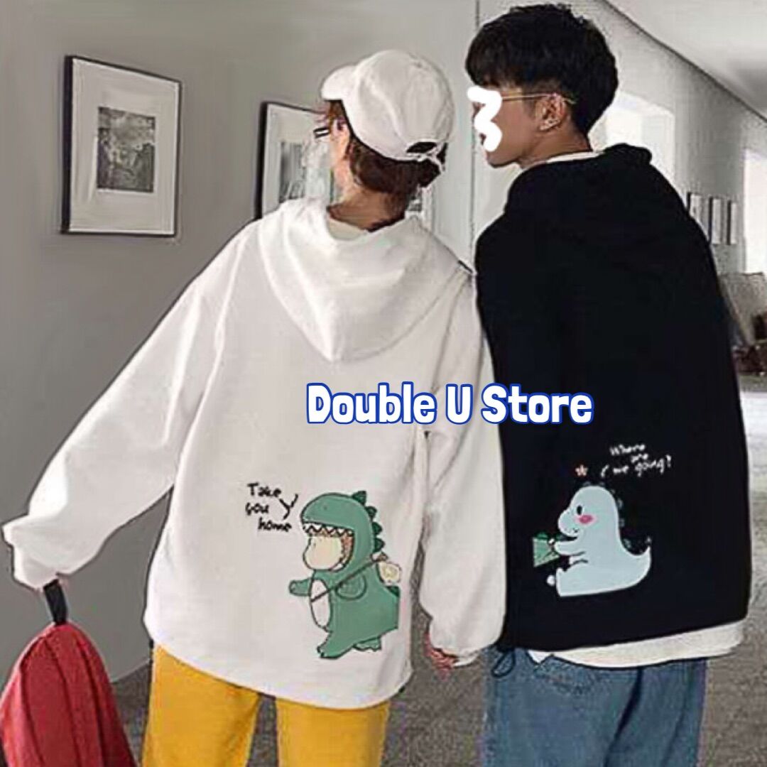 Couple Matching Dinosaur Print Hoodie | forum.iktva.sa