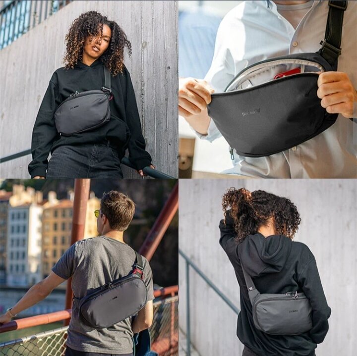 Pacsafe Metrosafe X Urban Sling pack Warna Slate