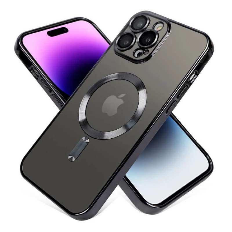 SQUARE EDGE PREMIUM CASE ELECTROPLATING METALIC MAGSAFE IPHONE