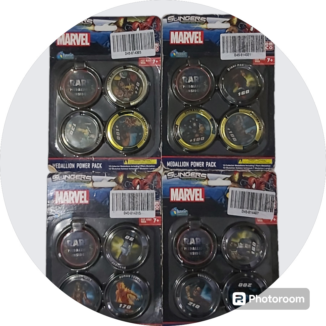 SLINGERS MARVEL medallion power pack | Lazada Indonesia