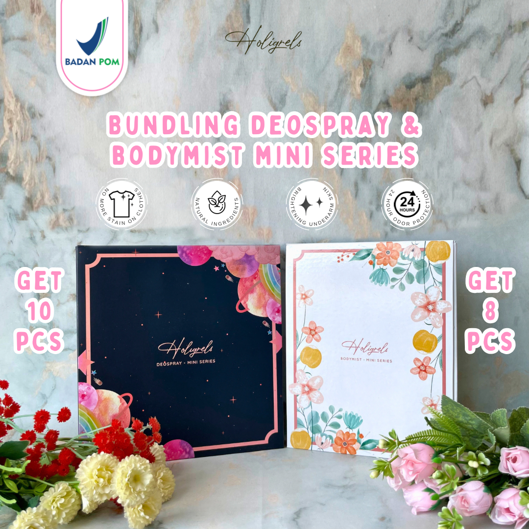 TWIN BUNDLE get 18pcs! Bodymist + Deodorant Spray by Holigrels