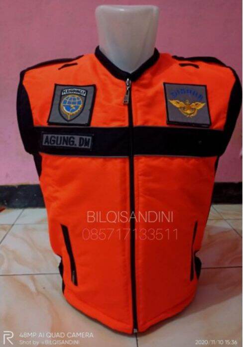 rompi dishub bahan taslan warna orange | Lazada Indonesia