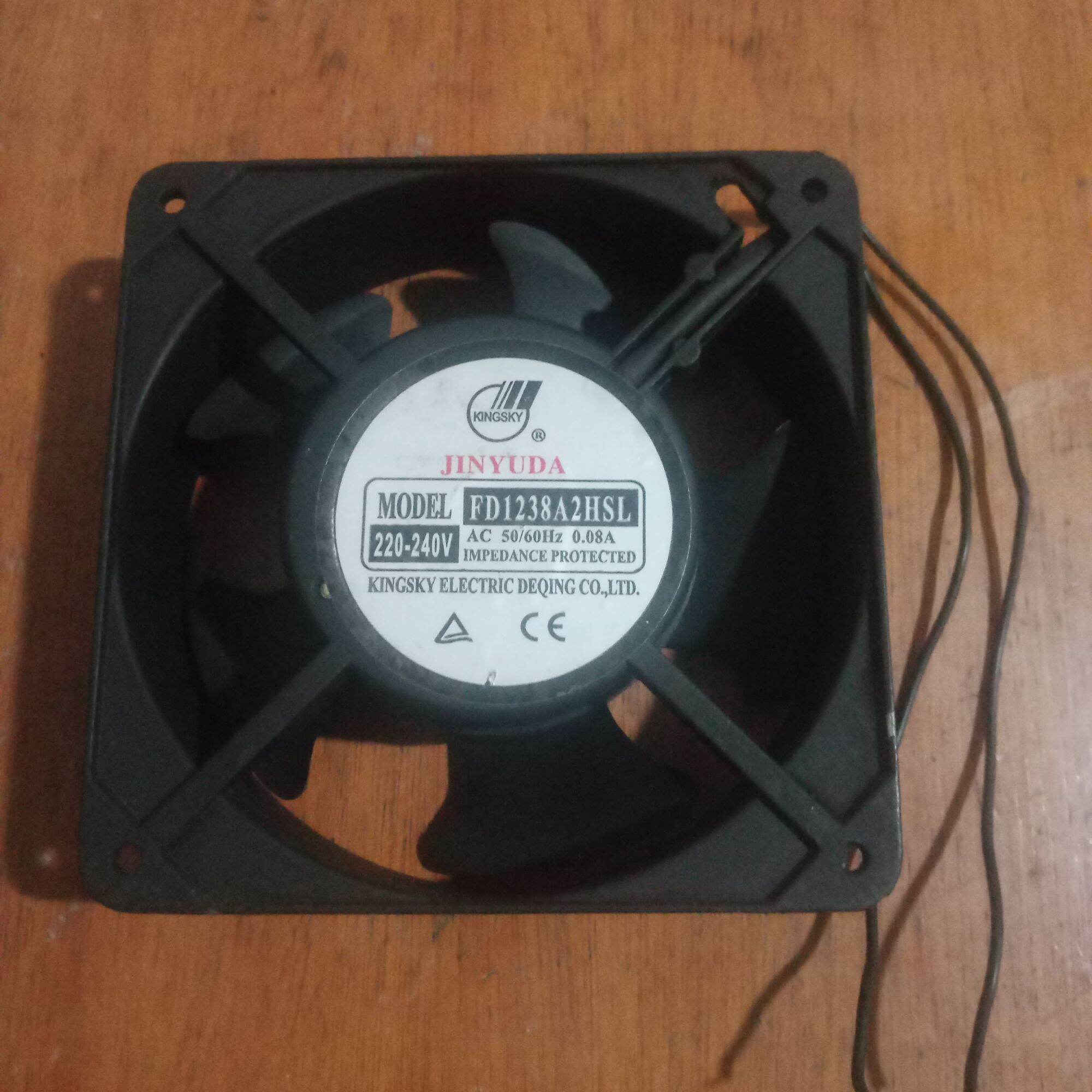 fan/kipas AC 12x12cm body almunium