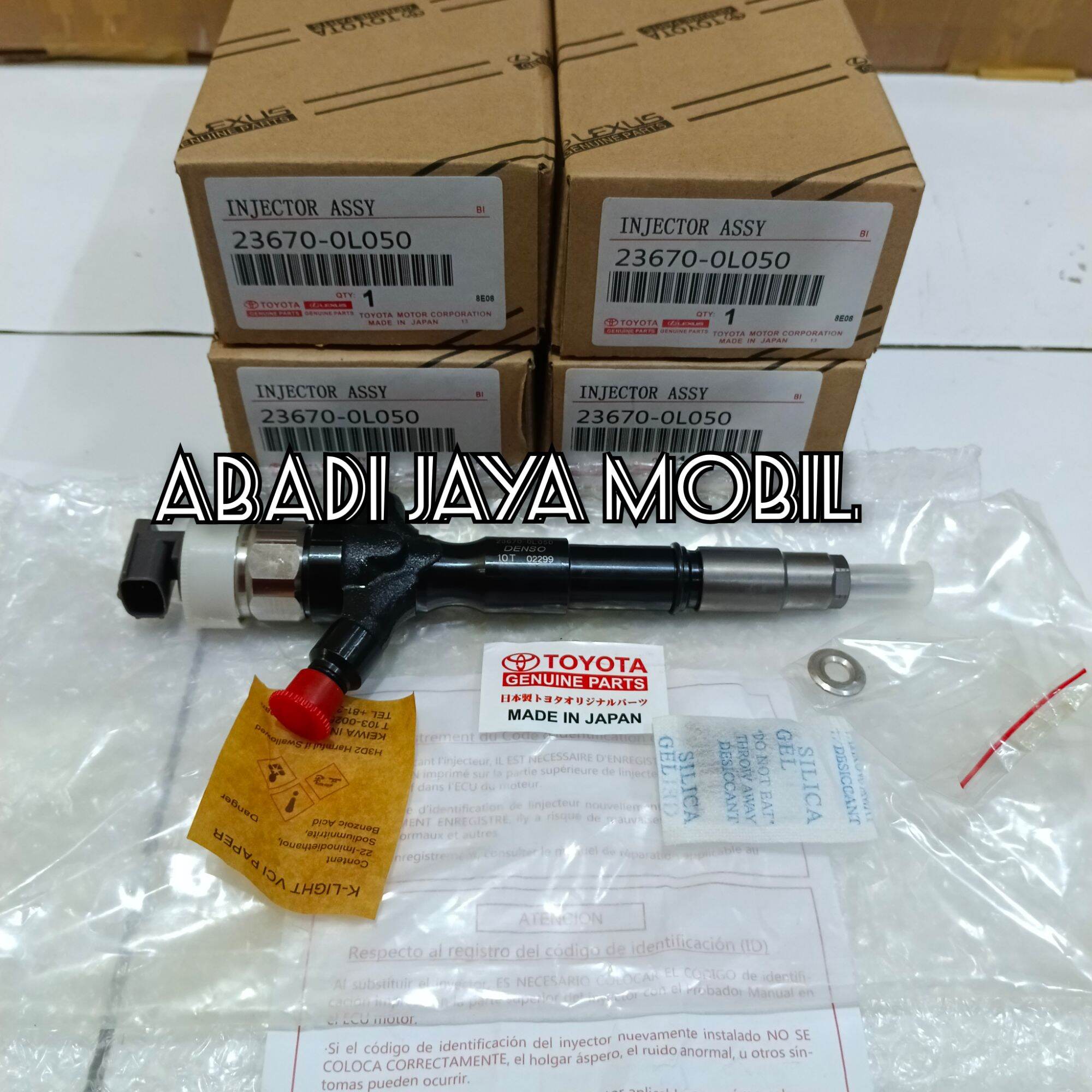NOZZEL INJEKTOR INJECTOR ASSY HILUX DIESEL 3000CC 1KD FORTUNER 1KD 23670-0L050 Harga 2,100,000 rupiah*Gratis Ongkir