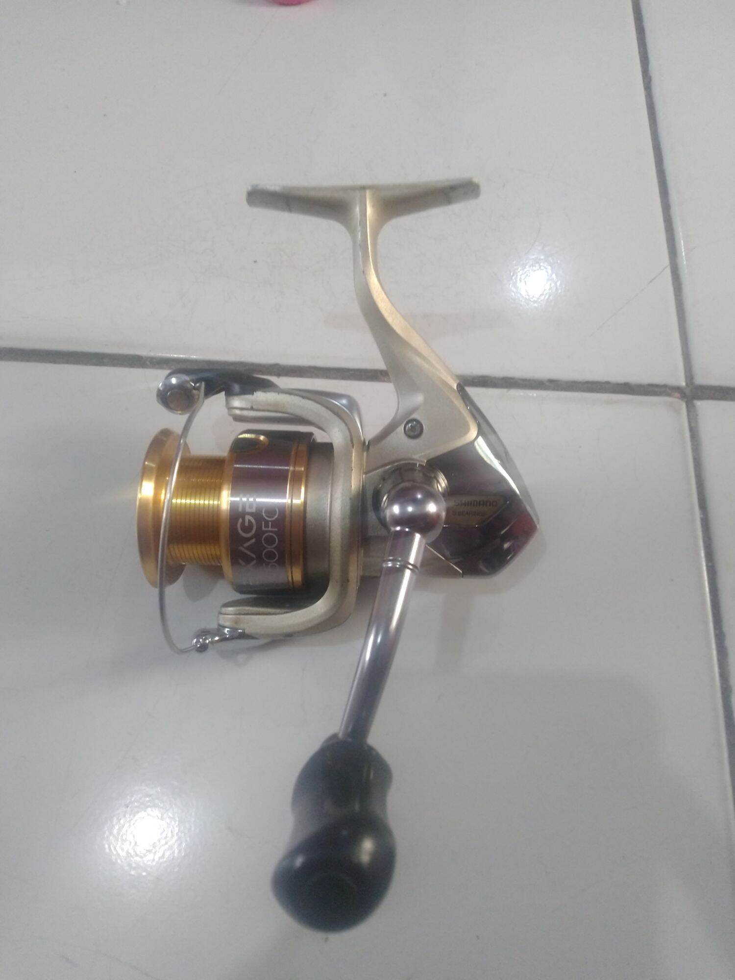 2 Set Pancingan Lengkap Joran Antena Reel 5BB & Tas Shimano