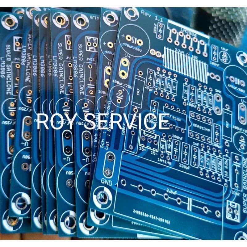 PCB LM3886 / PCB Kit Power Amplifier LM3886 / Pcb Kit Driver LM3886
