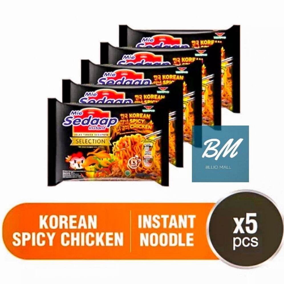 Mie Sedaap Korean Spicy Chicken 5 Pcs / Mie Sedap Korean Spicy Chicken