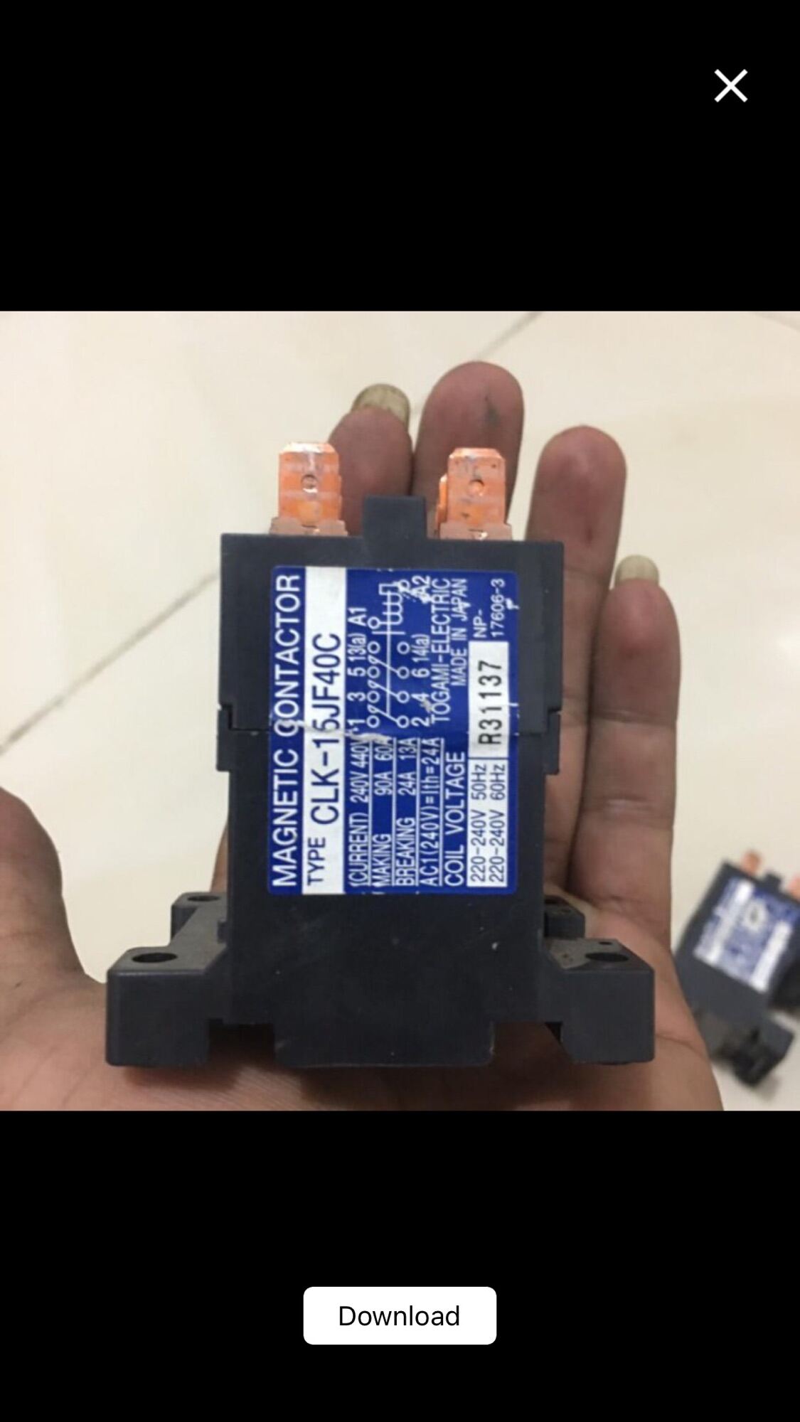 Contactor ac daikin 1pk 2pk original Lazada Indonesia