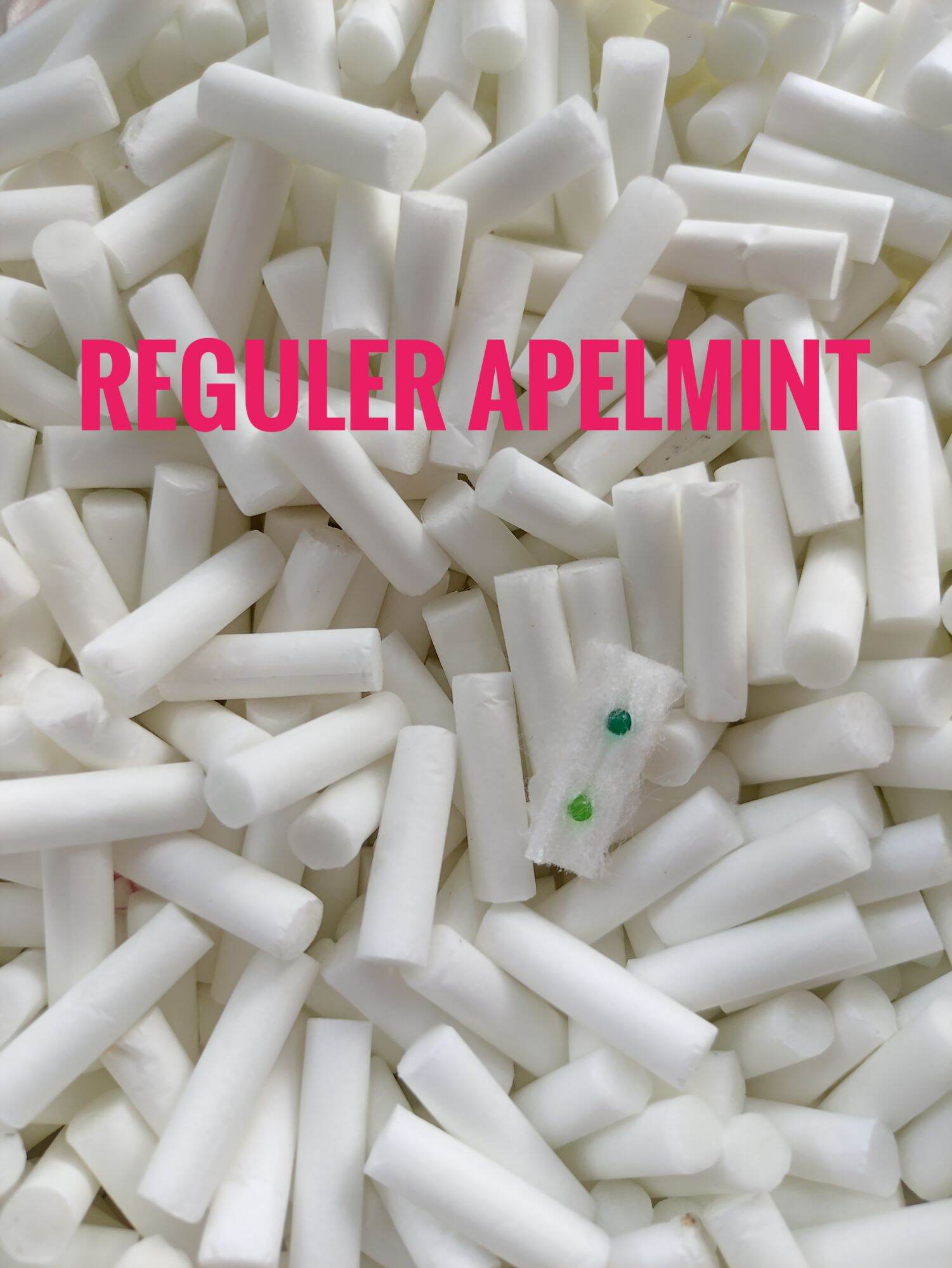 Busa Filter Ukuran Reguler Rasa Apel Mint / Gabus Filter Harga 26,000 rupiah*Gratis Ongkir