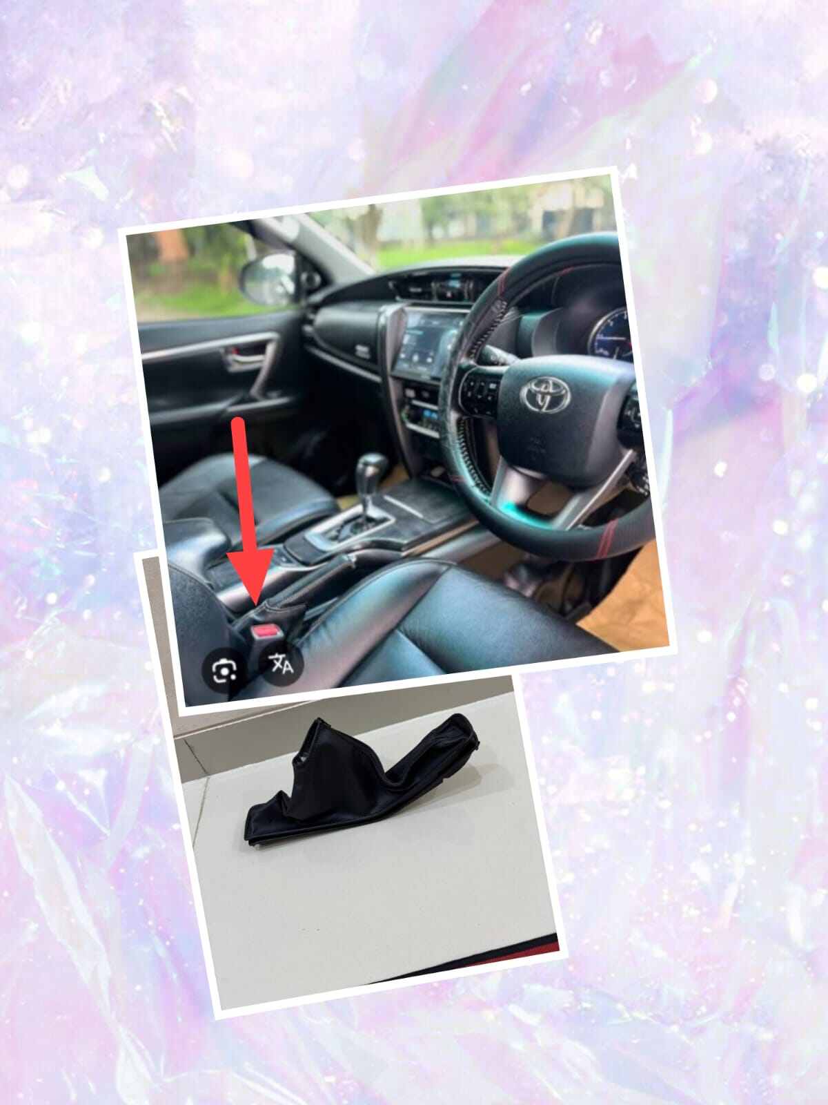 Handbrake Hendle cover bots for Fortuner vrz, Innova reborn and HiLux. Ori Harga 120,000 rupiah*Gratis Ongkir