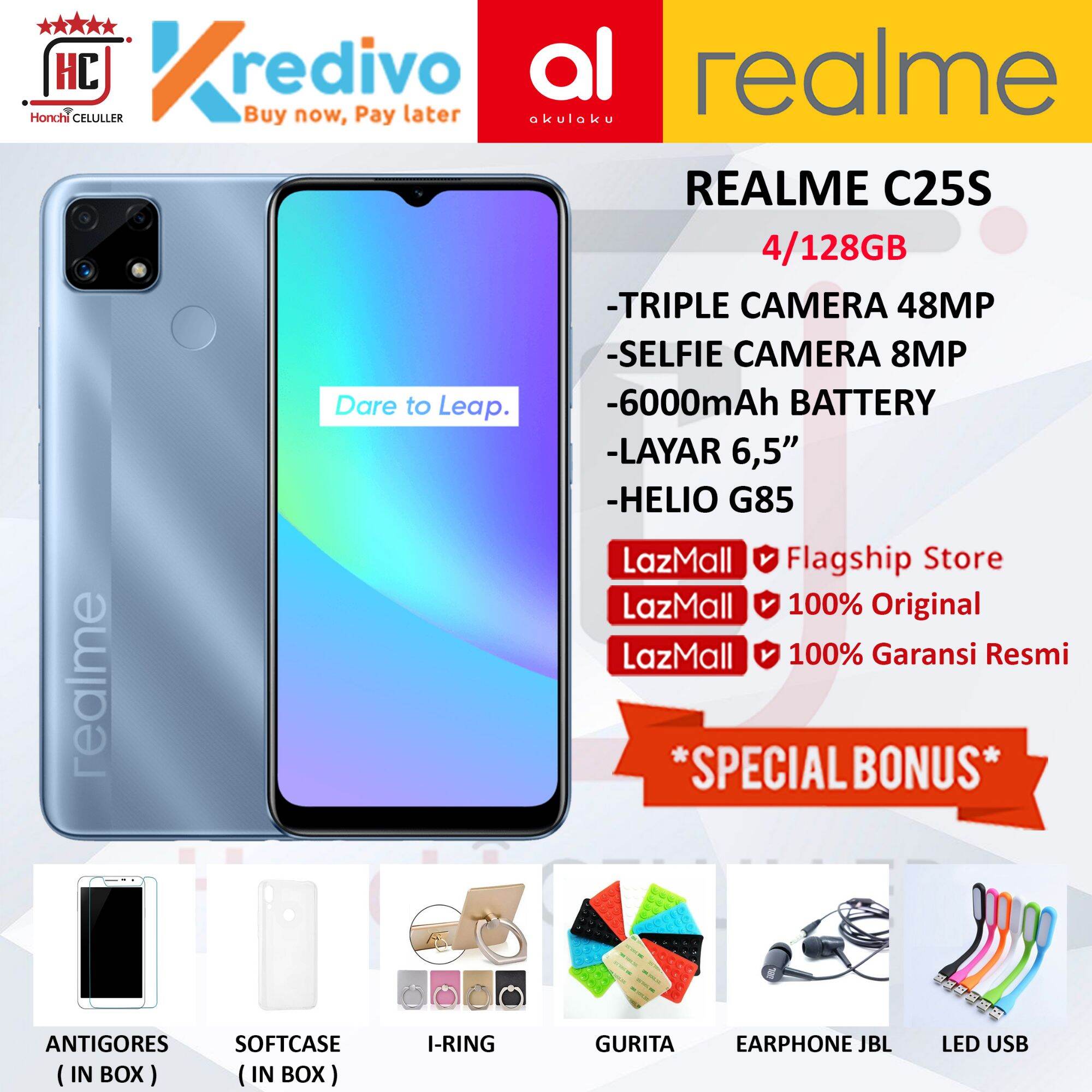 REALME C25s 4/128GB RAM 4GB ROM 128GB GARANSI RESMI REALME INDONESIA Harga  1,799,000 Ringgit*Penghantaran Percuma
