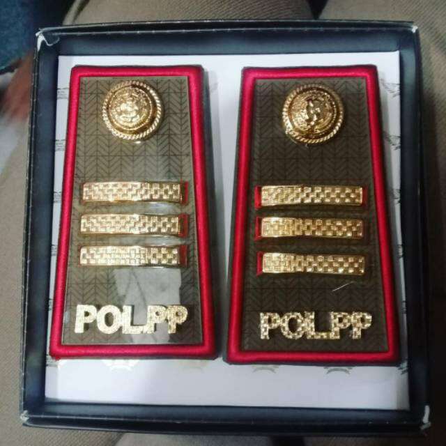 Pangkat satpol pp Pol pp 3 C III C lis merah/pangkat pol PP 3C lis