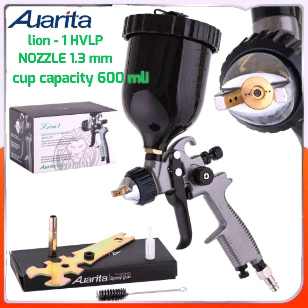 Auarita HVLP Mini H-887 Pistolet Pulvérisateur 1.2mm - Idéal Peinture Et Matériaux Lourds