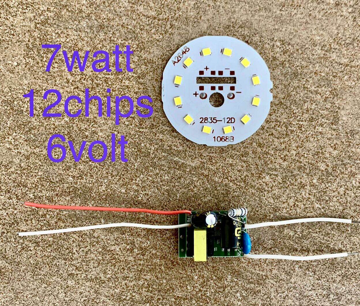 MESIN LED DC 7W + DRIVER | Lazada Indonesia
