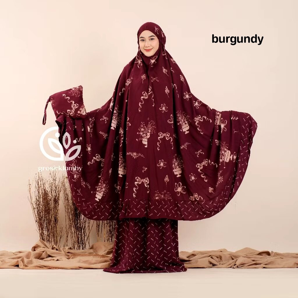 Adult jumbo rayon Mukena rayon premium Adem