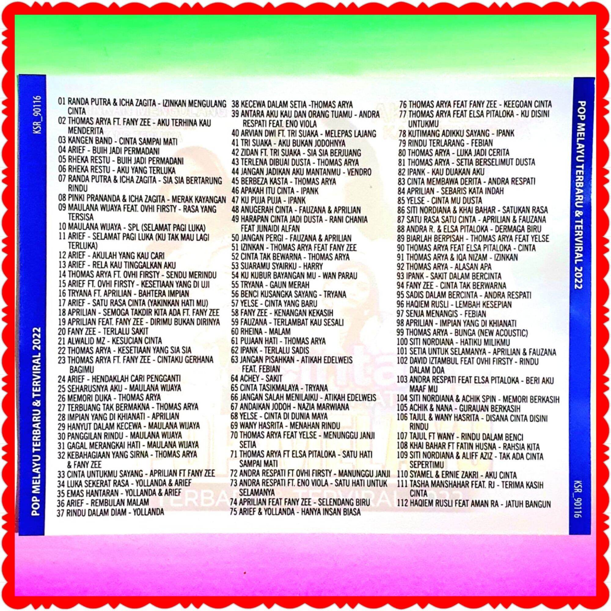 Feat Yelse Arya Thomas Full Album Lagu Slow Rock Malaysia Jual
