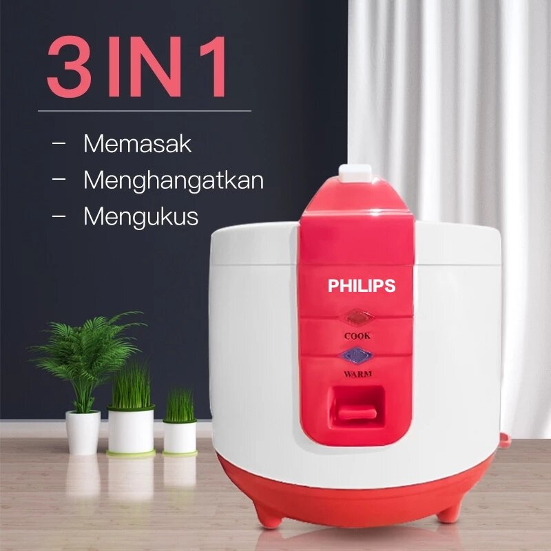 	 TERMURAH BISA COD RICE COOKER PHILIPS 1.8L	