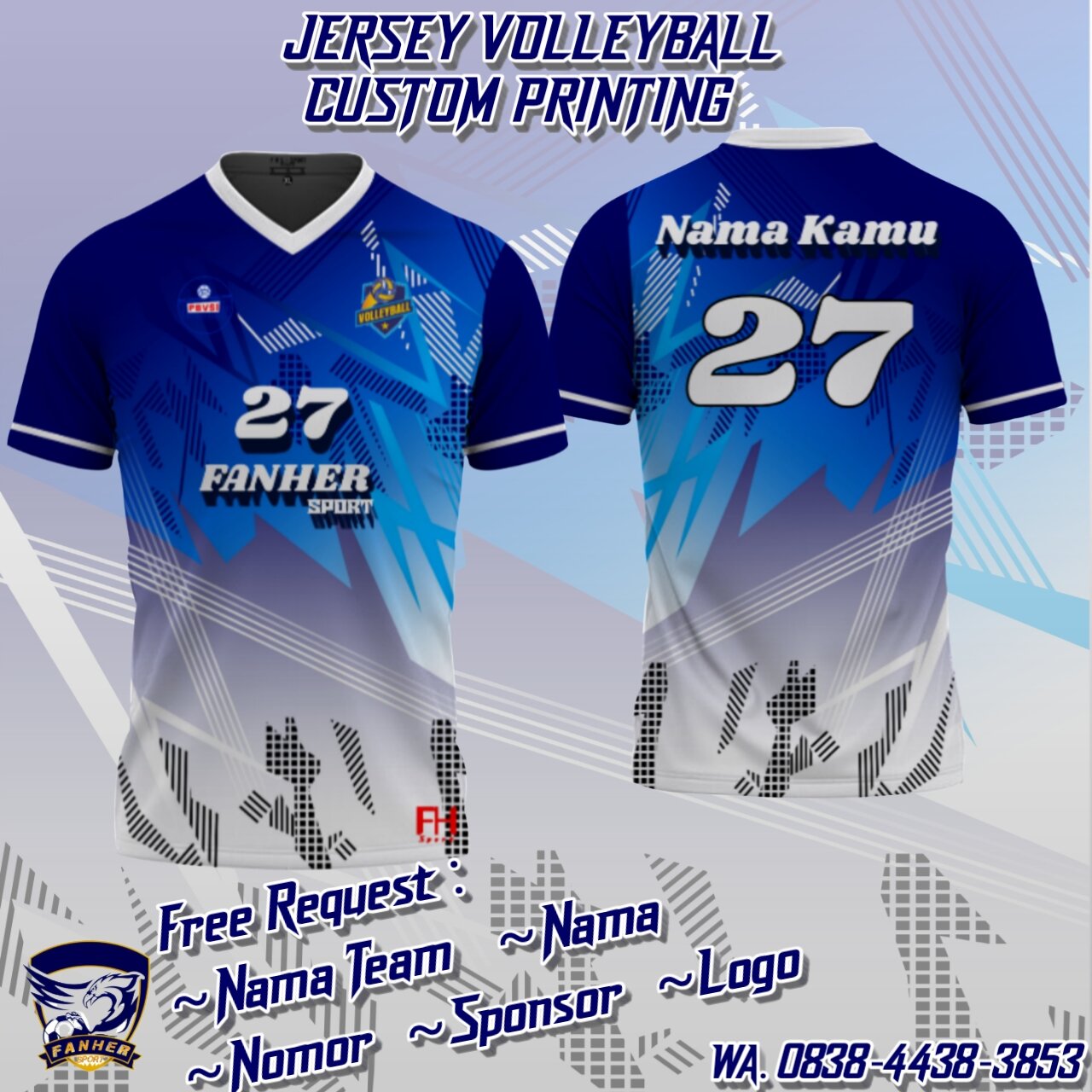 Jual Jersey Tim Voli Putra Terbaru Online dengan Harga Terbaik