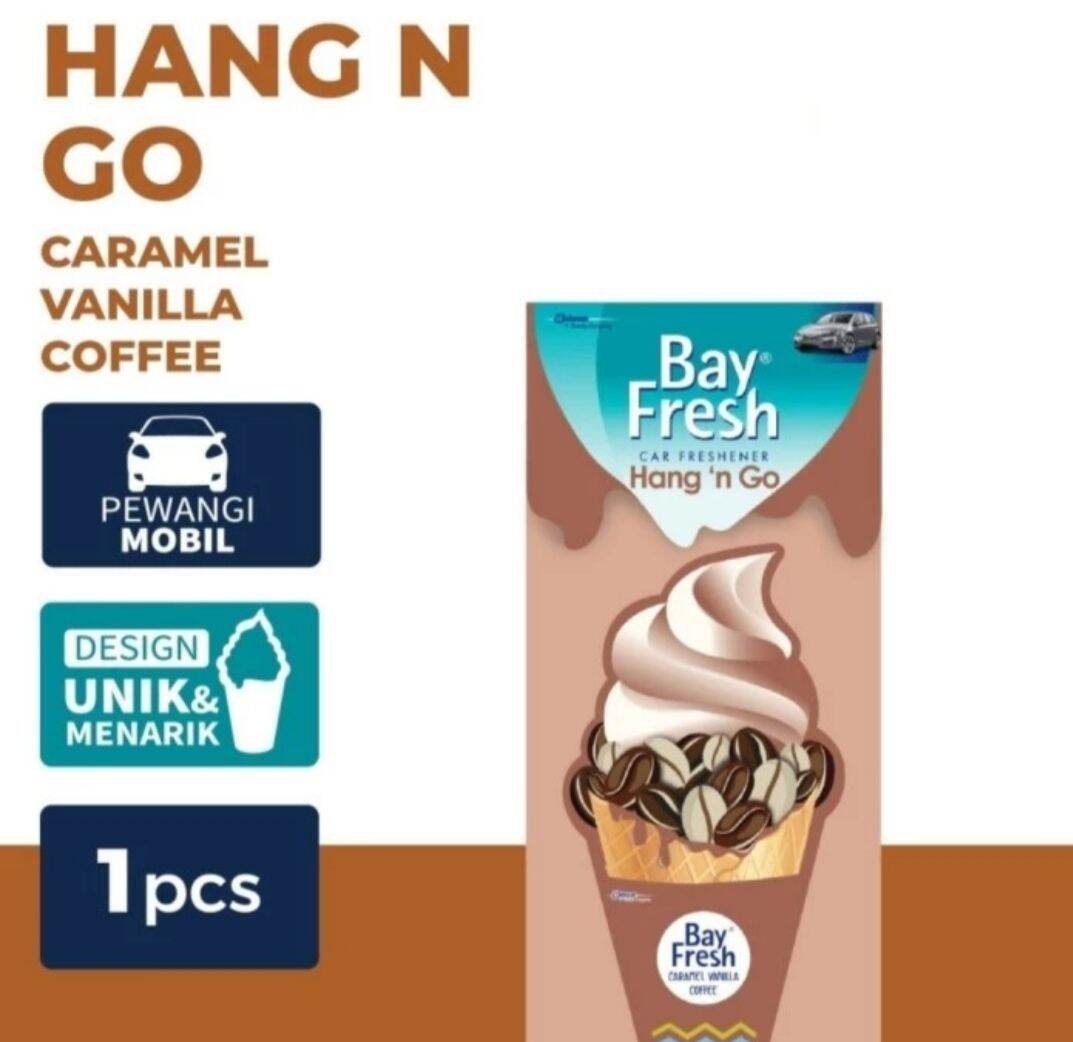 Bayfresh Hang 'n Go Vanilla Ice Cream dan Vanilla Coffee Lazada Indonesia