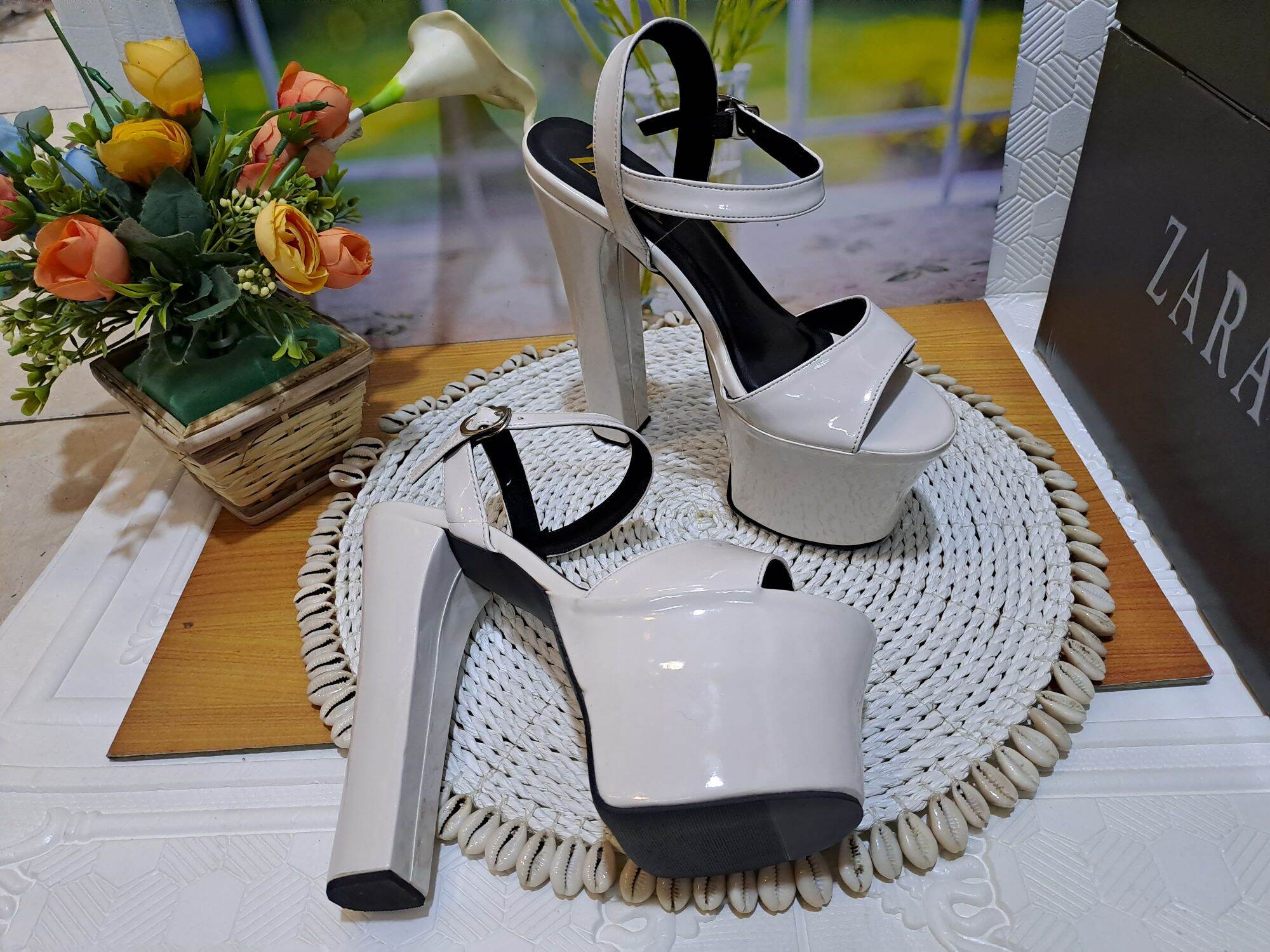 heels tali zara premium 17cm Lazada Indonesia
