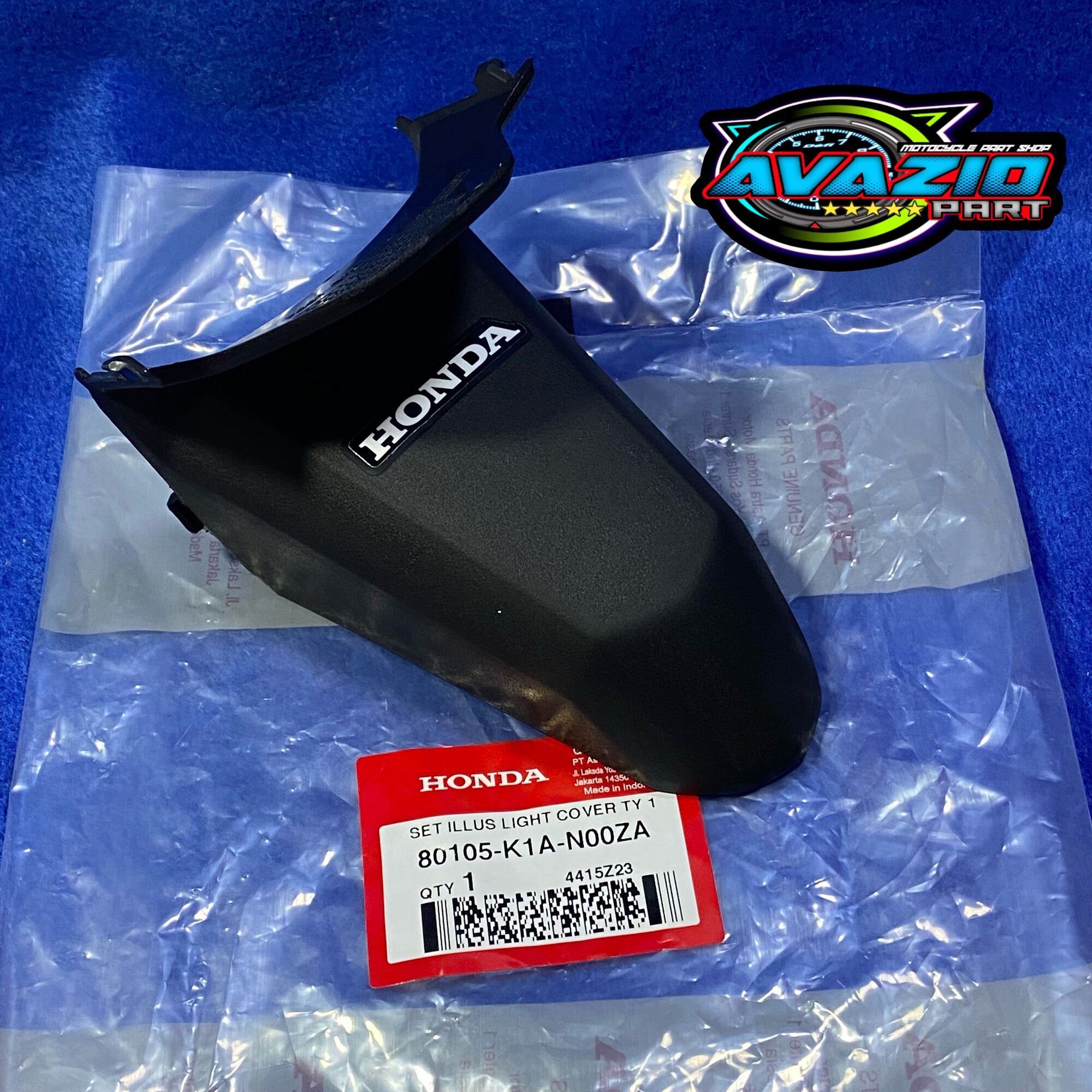 cover lampu plat nomer belakang beat deluxe beat street k1a 2020 - 2023 original