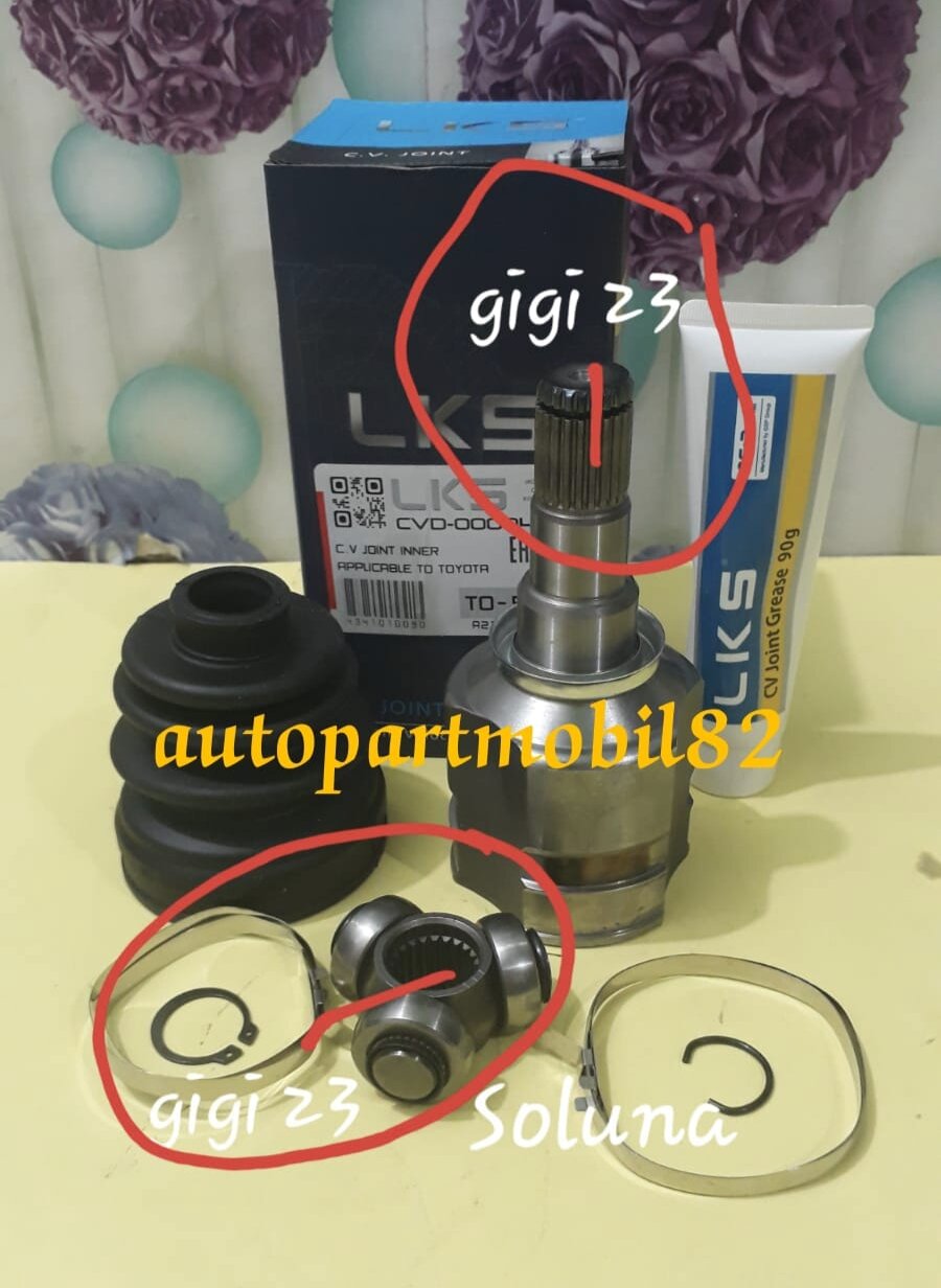 CV.Joint Dalam As Roda Depan Dalam Toyota Soluna Starlet EP80 1300cc