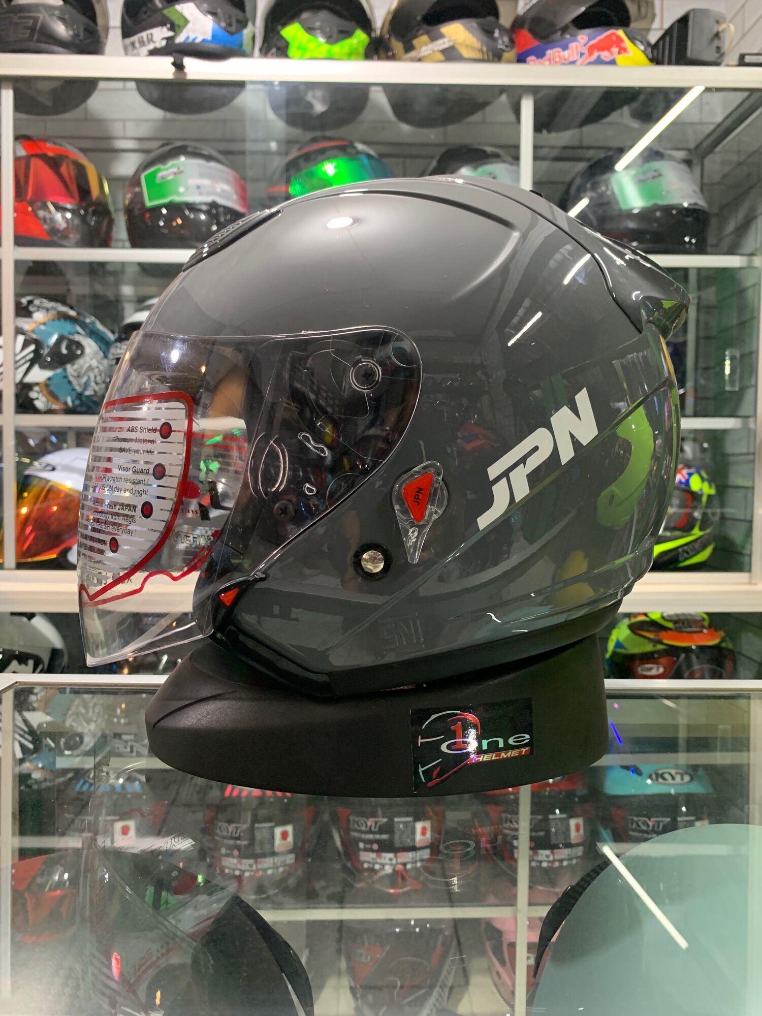 Helm JPN Galaxy Half Face SNI Dewasa Paket Ganteng Helm Motor standar