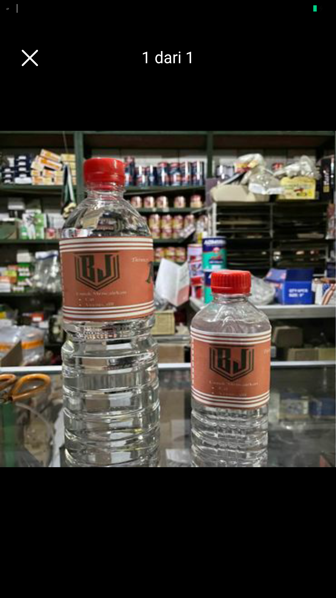 thiner 1 liter B spesial Harga 16,500 rupiah*Gratis Ongkir