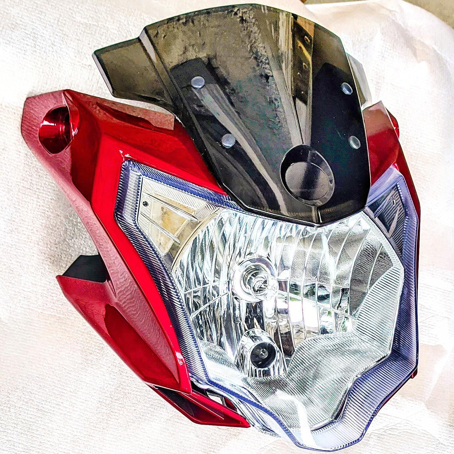 Headlamp Reflektor Set Cover Totok Depan Yamaha Vixion Terbaru Nva