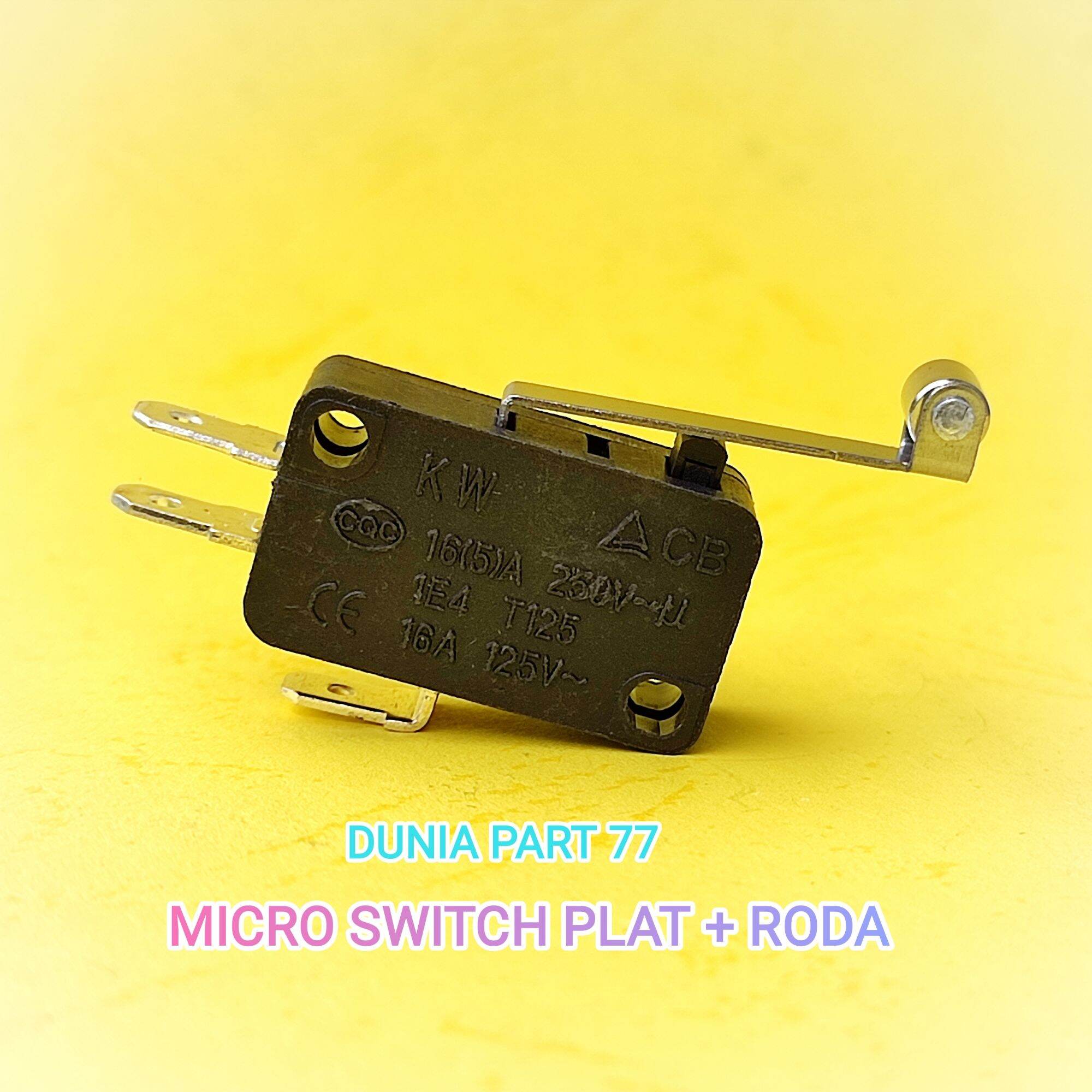 MICRO SWITCH (PLAT+RODA) MIKRO SWITCH MICRO LIMIT SWITCH LIMID SWITCH