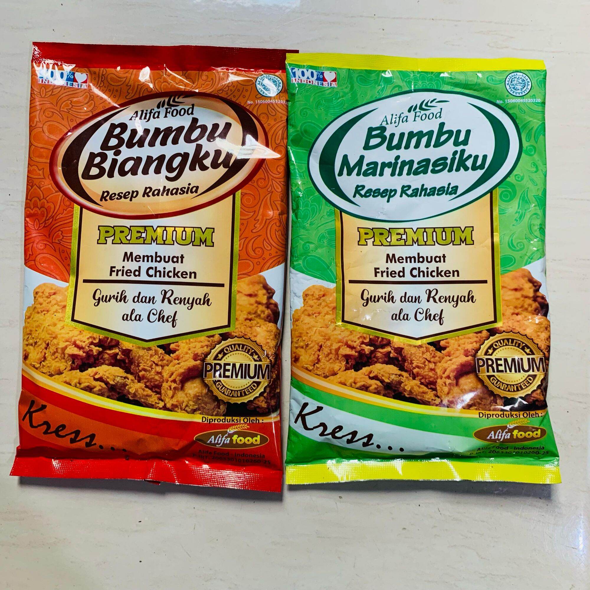 Alifa Food tepung bumbu premium paket bumbu biang 300 gr premium dan marinasi 200 gr premium Alifa Food