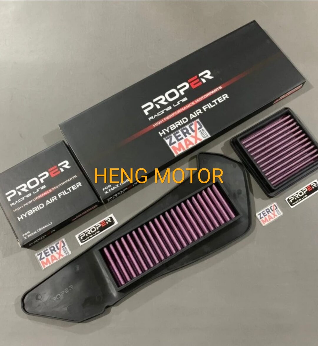 FILTER UDARA PROPER RACING YAMAHA X MAX 250 BESAR DAN KECIL Lazada