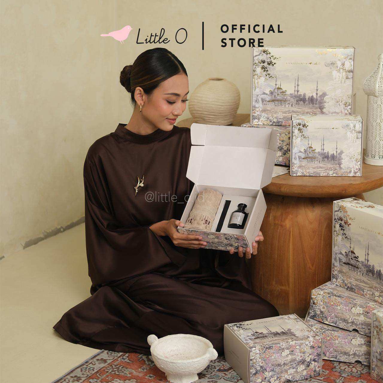 Little O X Lanasaint Hampers Eid Mubarak Eid Al-Fitr hadiah Birthday Hampers pernikahan Souvenir Hampe…