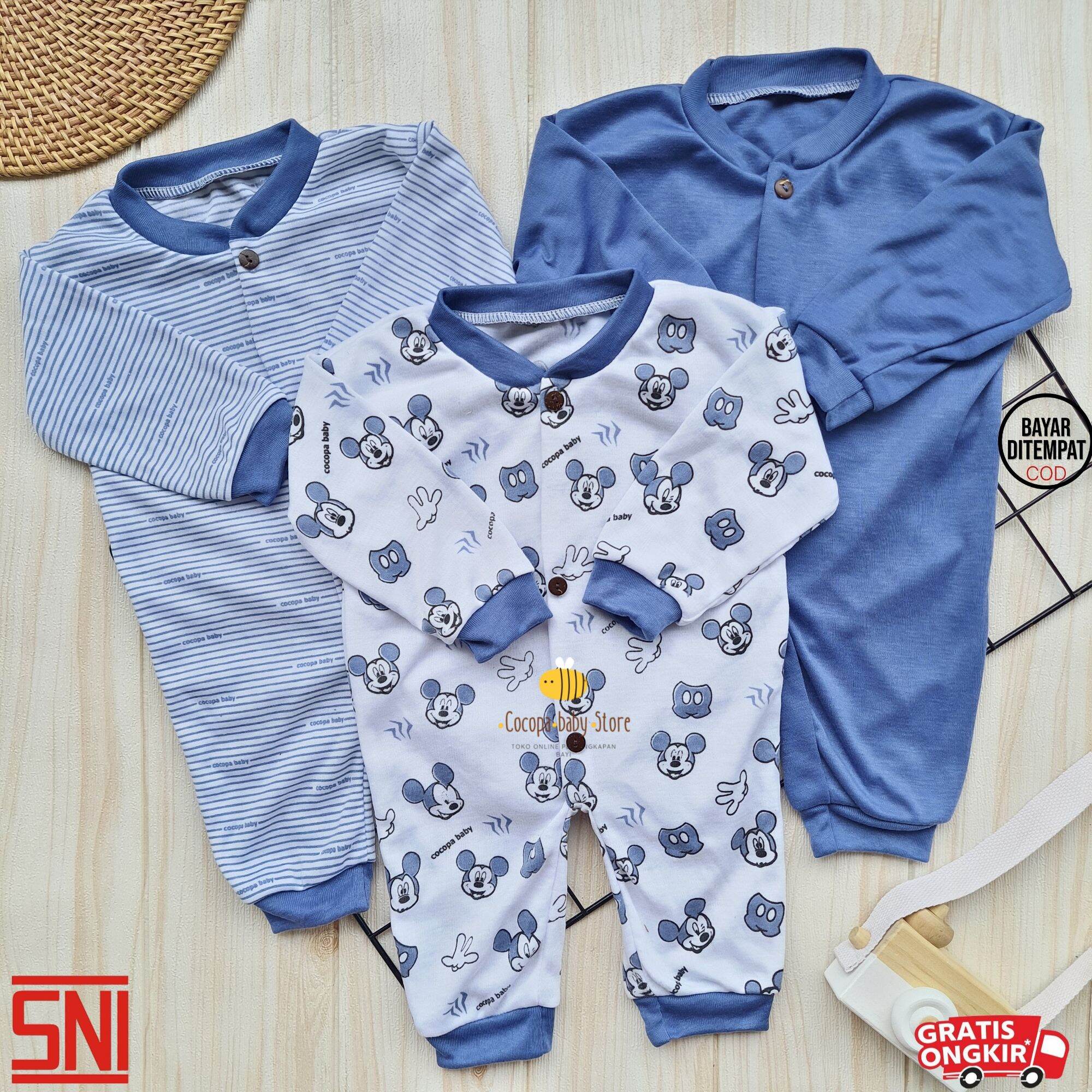 COCOPA BABY Sleepsuit bayi 0-6 bulan paket piyama baby baju tidur - Main Image