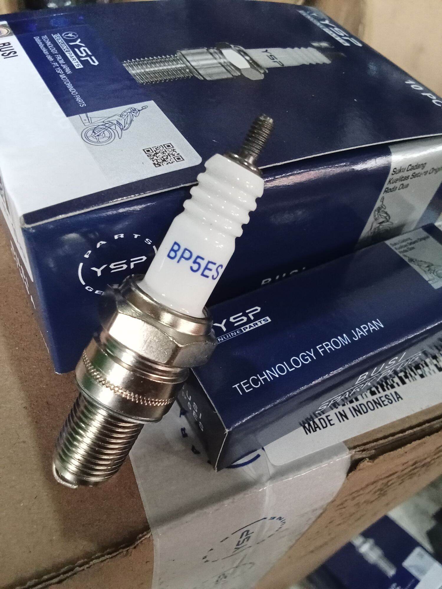 Ysp Bp5Es Ninja Old Motorcycle Spark Plug / Compressor Machine / Original Ysp Vespa Harga 15,702 rupiah*Gratis Ongkir