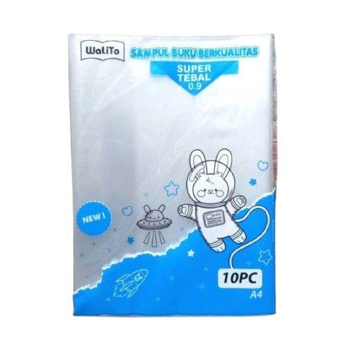1 Pak Sampul Buku Walito Plastik Super Tebal