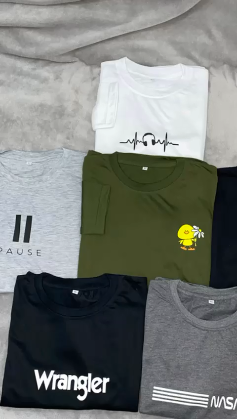 Kaos Anak Wanita Ideal Usia 2-10 Unisex Cewek Cowok Pakaian Anak Anak Oblong Anak PANDA KANTONG