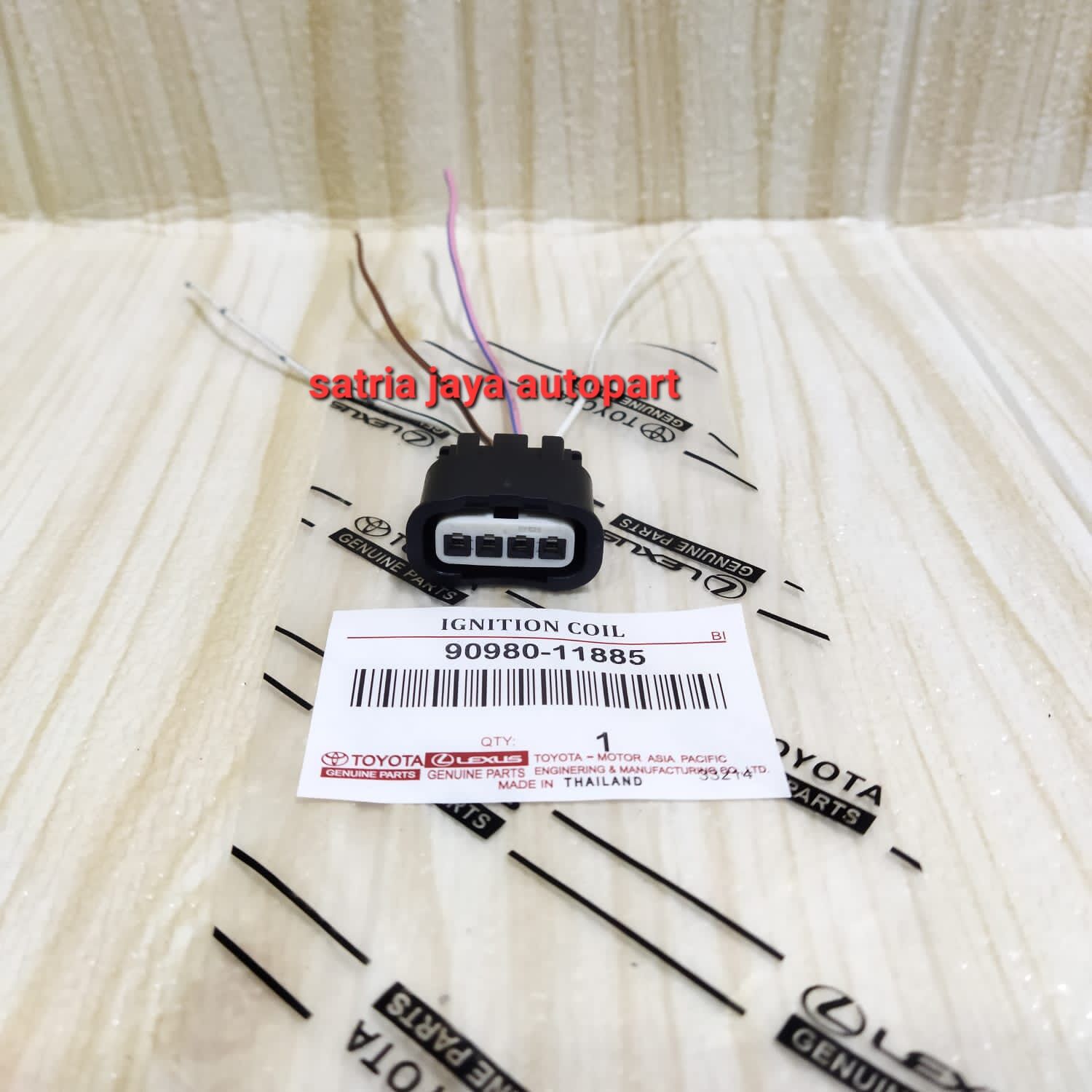 SOKET COIL KOIL TOYOTA AVANZA INNOVA YARIS RUSH VELOZ XENIA TERIOS GRANMAX ori Harga 17,500 rupiah*Gratis Ongkir