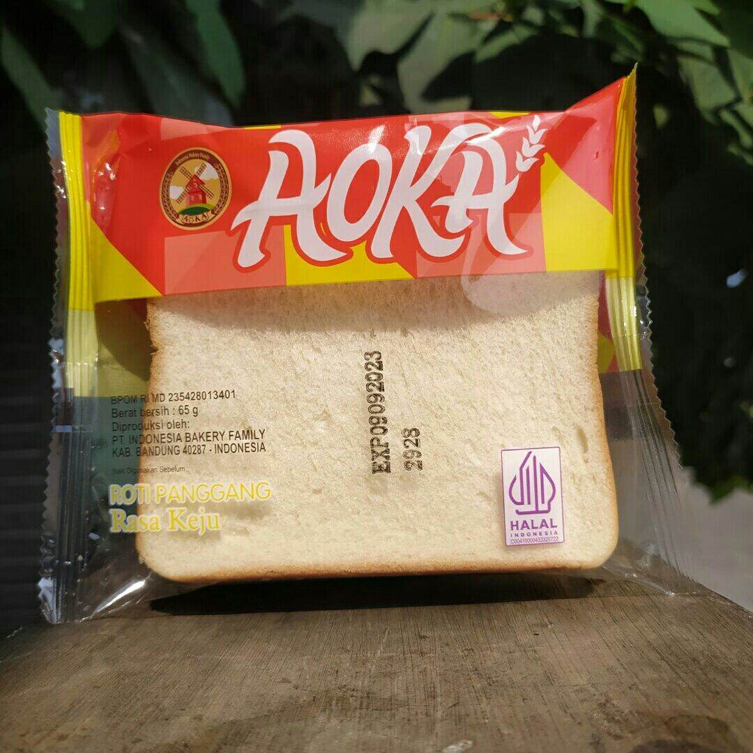 Aoka Roti Panggang Varian 8 Rasa Vanilla Keju Coklat Strawbery Nanas