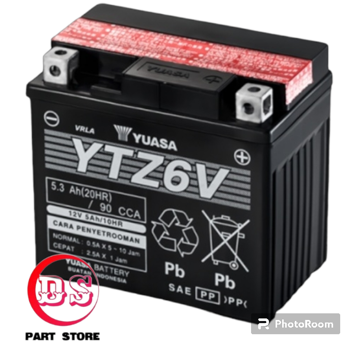 Batterie YUASA 6V CB125T CB125S 6N6-3B 326N63B