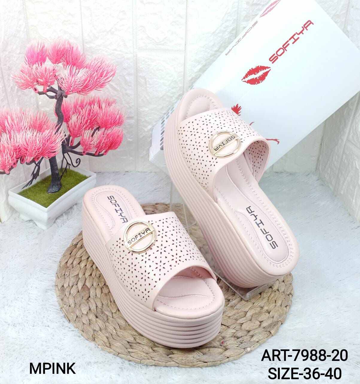 Sandal wedges import sofiya 7988 20 Lazada Indonesia