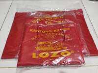 Kantong plastik Zona Kresek HD PE Merah bahan tebal ukuran 17-24-28-35 dan 40